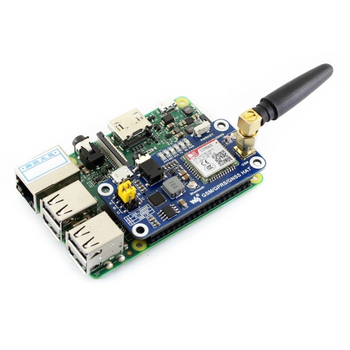 Плата расширения GSM/GPRS/GNSS/Bluetooth для RPi