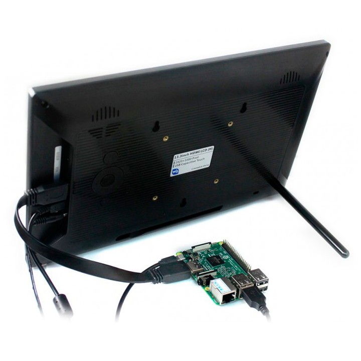 13.3" дисплей сенсорный Waveshare IPS 1920x1080