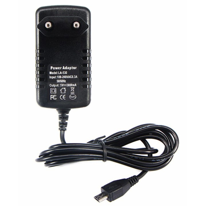 Блок питания 5V 3A microUSB