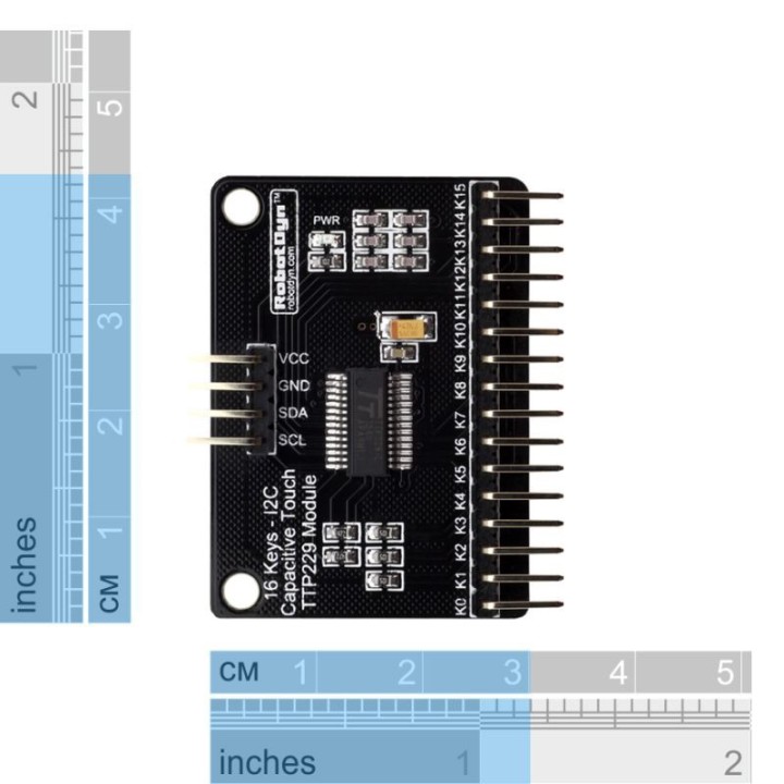 Модуль TTP229 I2C для клавиатуры RobotDyn