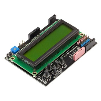 Плата расширения LCD 1602 + keypad RobotDyn (кириллица)