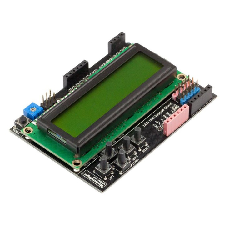 Плата расширения LCD 1602 + keypad RobotDyn (кириллица)