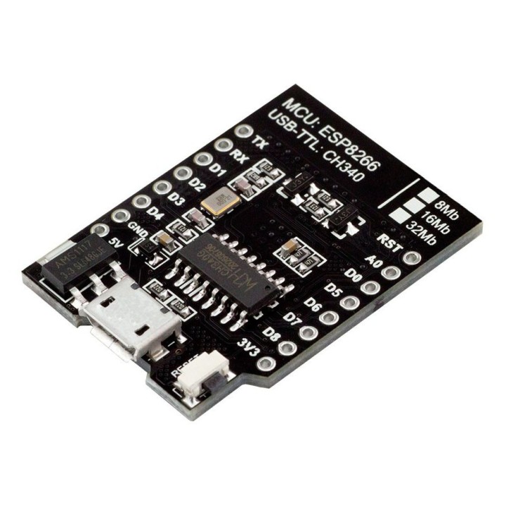 WIFI D1 MINI ESP8266 CH340G, 32Mb RobotDyn