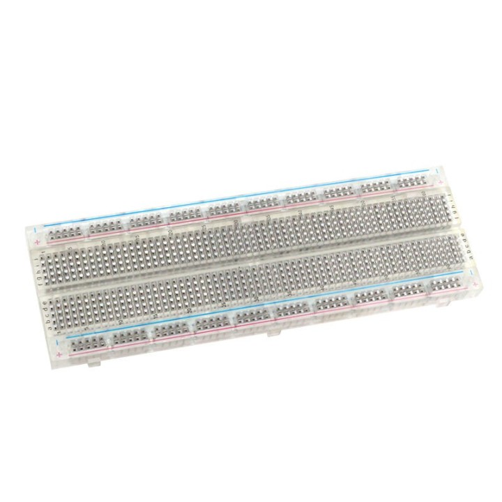 Макетная плата (830 points) MB-102 прозрачная
