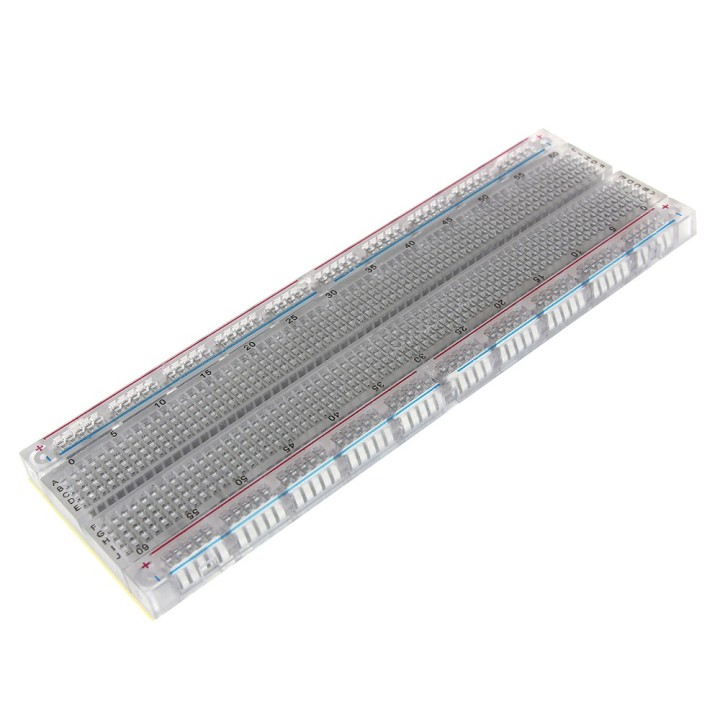 Макетная плата (830 points) MB-102 прозрачная