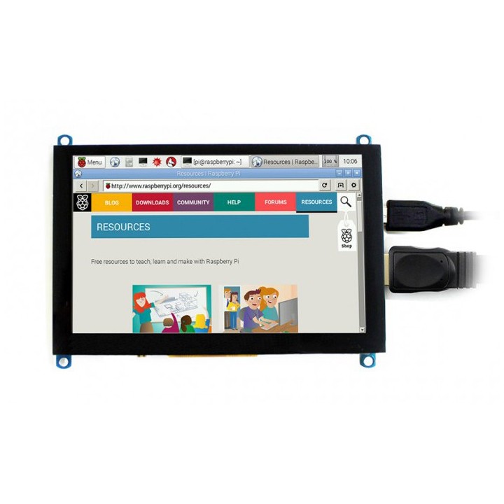 5" HDMI дисплей сенсорный Waveshare (H)