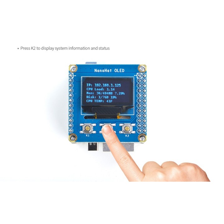 Плата расширения NanoHat OLED