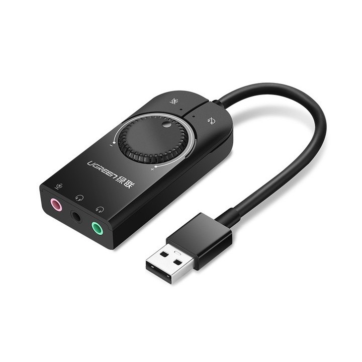 Внешняя звуковая карта USB Ugreen