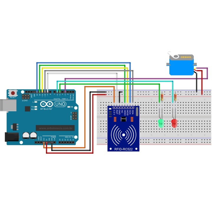 RFID модуль бесконтактной идентификации RC522