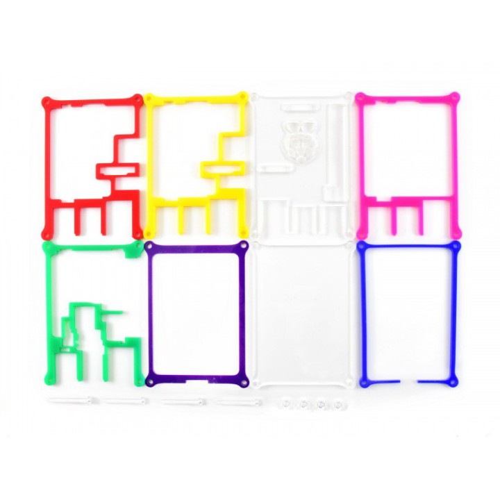 Корпус радужный RPi 3B+/3B/3B/B+