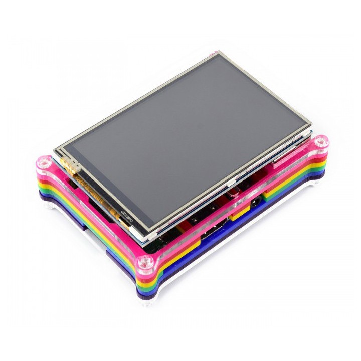Корпус радужный RPi 3B+/3B/3B/B+