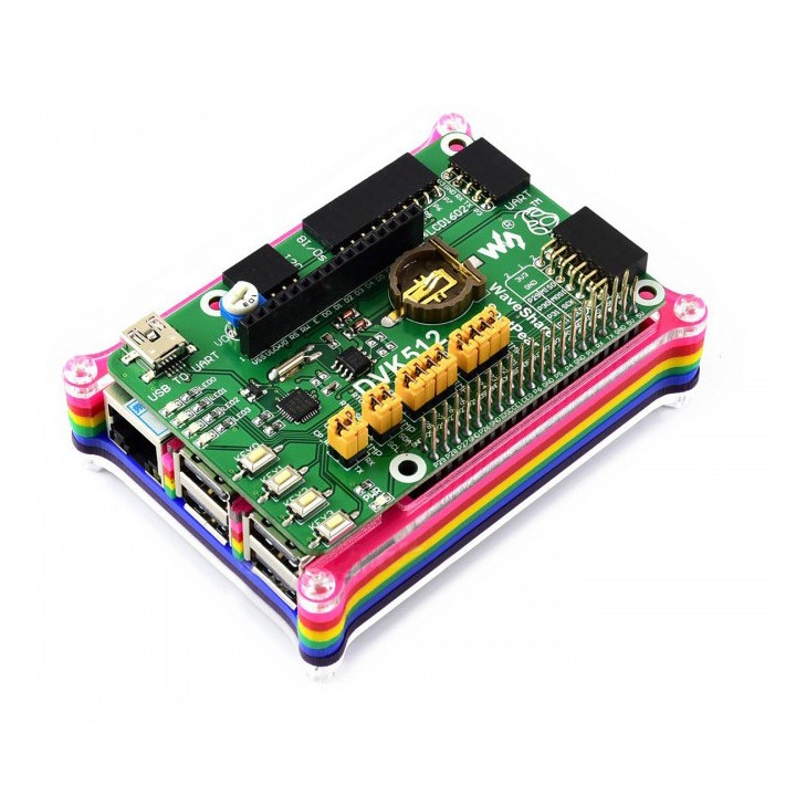 Корпус радужный RPi 3B+/3B/3B/B+
