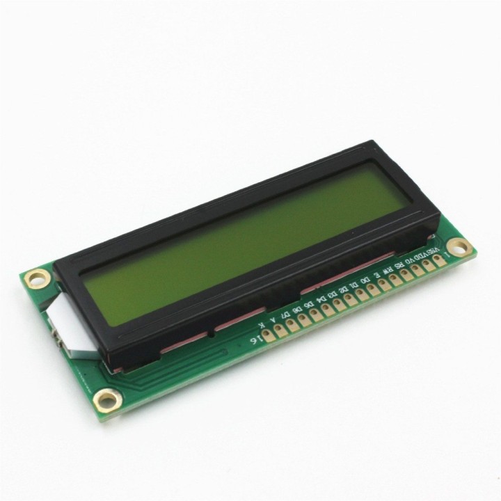 Дисплей LCD1602 3.3V (Blue / Yellow Backlight)