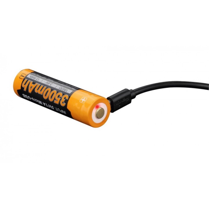 Аккумулятор 18650 Fenix 3500mAh с USB