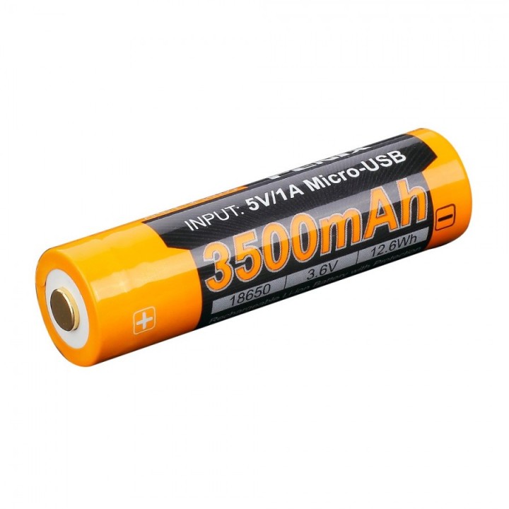 Аккумулятор 18650 Fenix 3500mAh с USB