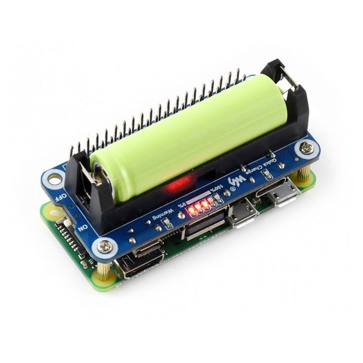 Li-ion Battery HAT для Raspberry Pi