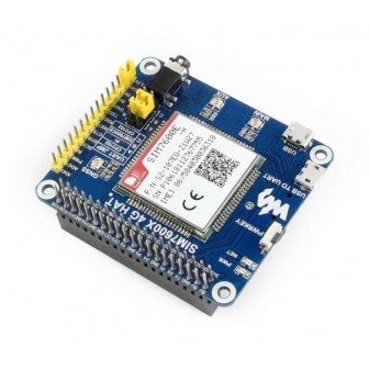 4G/3G/2G/GSM/GPRS/GNSS HAT для Raspberry Pi