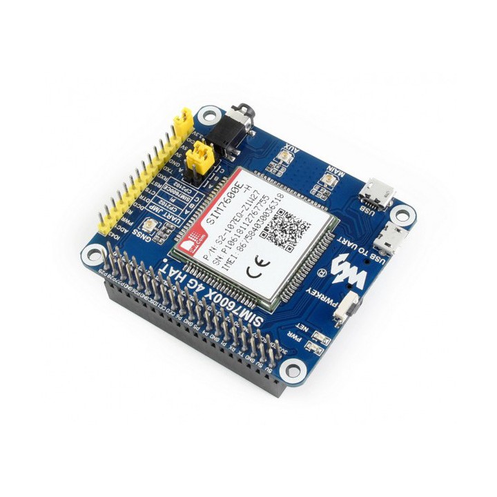 4G/3G/2G/GSM/GPRS/GNSS HAT для Raspberry Pi