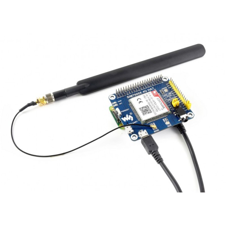 4G/3G/2G/GSM/GPRS/GNSS HAT для Raspberry Pi