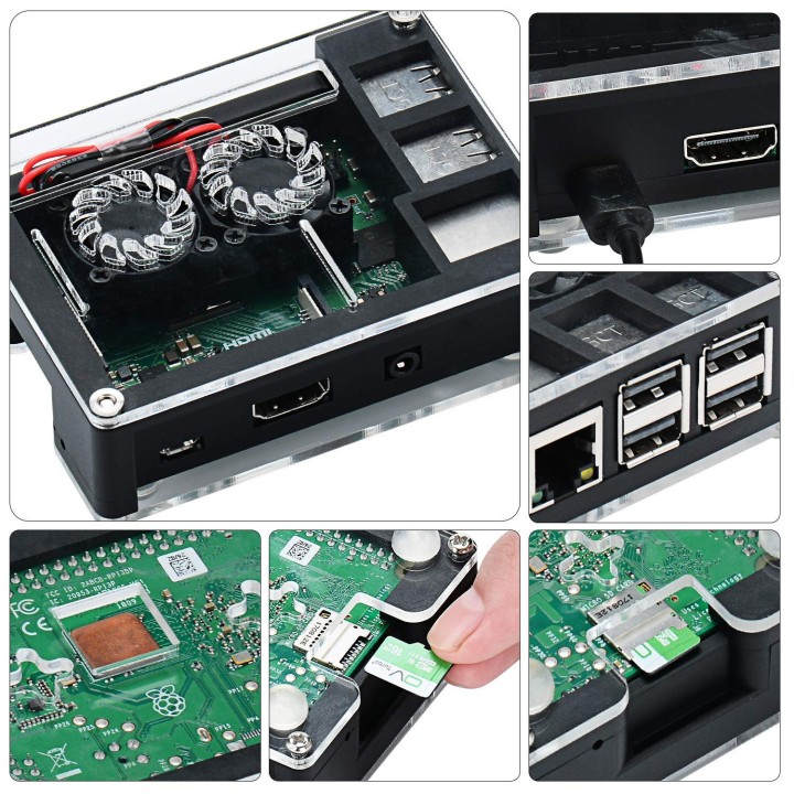Корпус для Raspberry Pi и куллера 52Pi