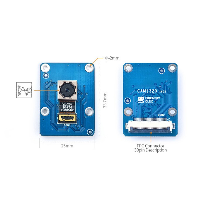 FriendyELEC камера 13.2MP MIPI