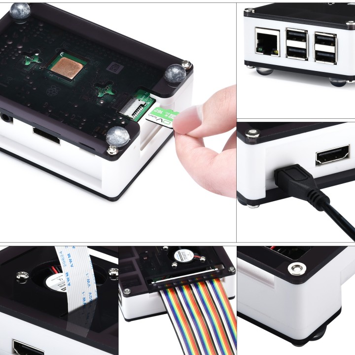 Корпус для Raspberry Pi с охлаждением 52Pi