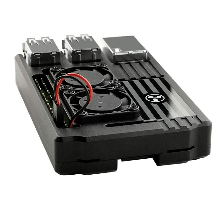 Металлический корпус для Raspberry Pi с охлаждением eleduino