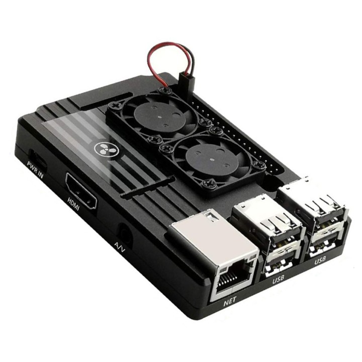 Металлический корпус для Raspberry Pi с охлаждением eleduino