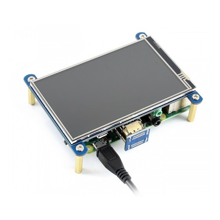 4" IPS HDMI дисплей сенсорный Waveshare (H)