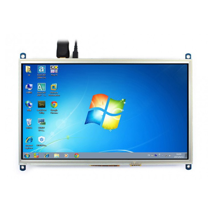 10.1" дисплей сенсорный Waveshare 1024x600