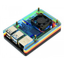 Цветной корпус с кулером для Raspberry Pi 4