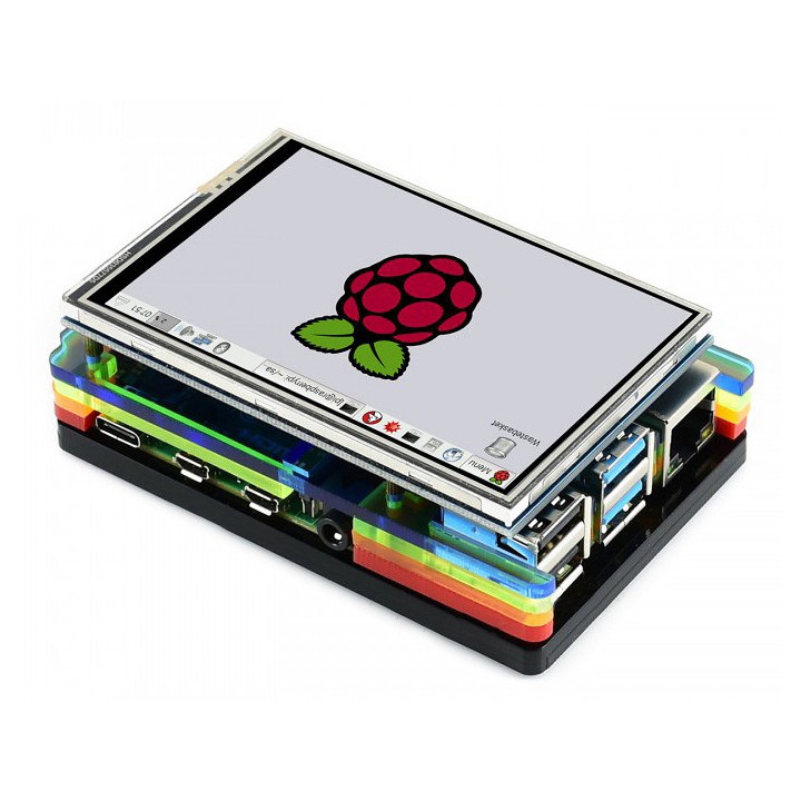 Цветной корпус с кулером для Raspberry Pi 4