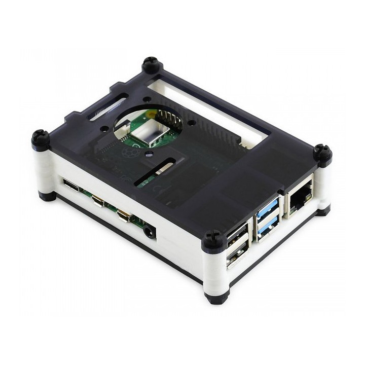 Наборной корпус с кулером для Raspberry Pi 4