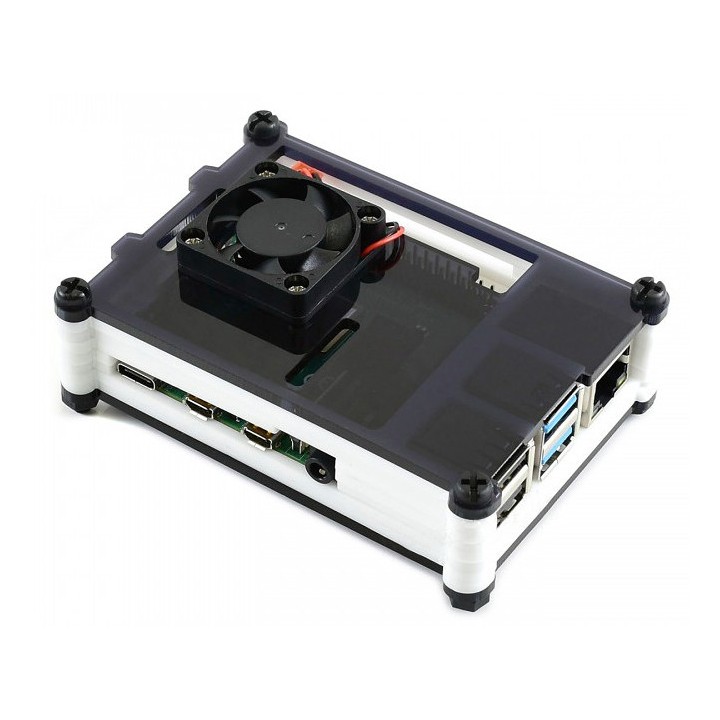 Наборной корпус с кулером для Raspberry Pi 4