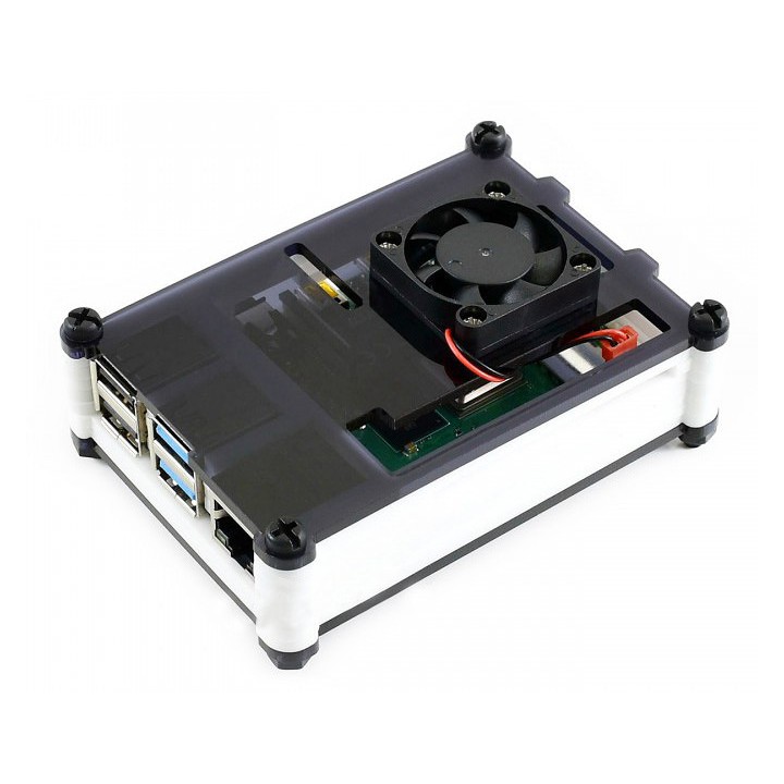 Наборной корпус с кулером для Raspberry Pi 4