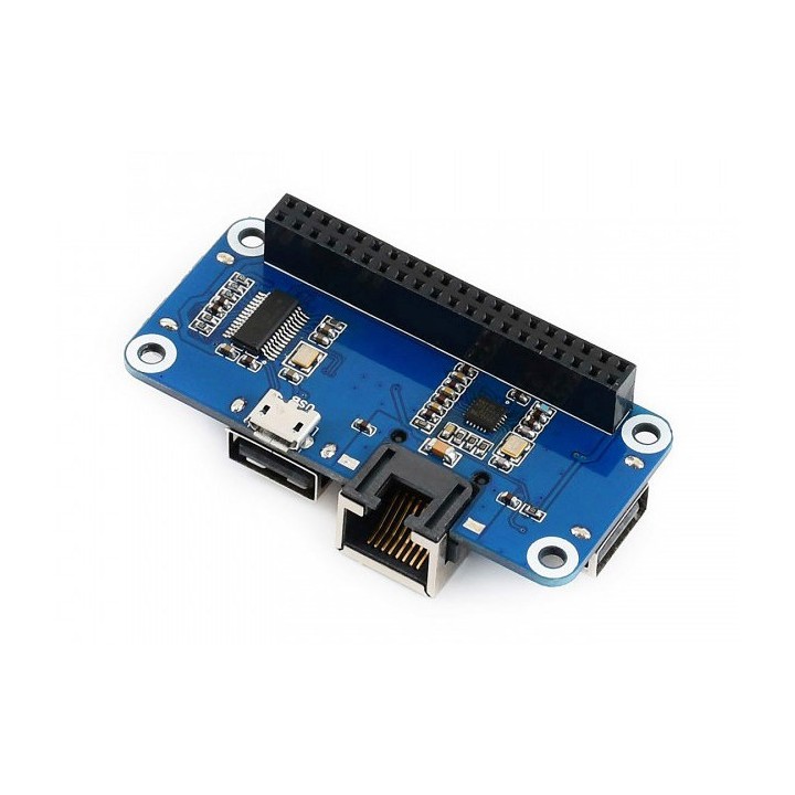 Ethernet / USB HUB HAT для Raspberry Pi