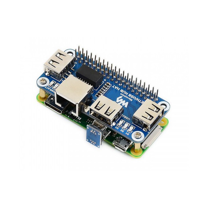 Ethernet / USB HUB HAT для Raspberry Pi