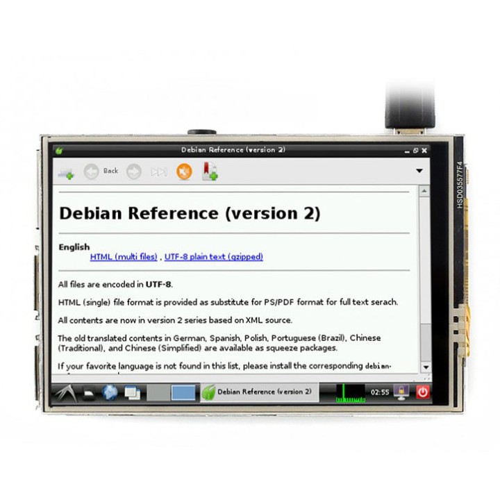 Дисплей WaveShare 3.5' 125MHz High-Speed SPI