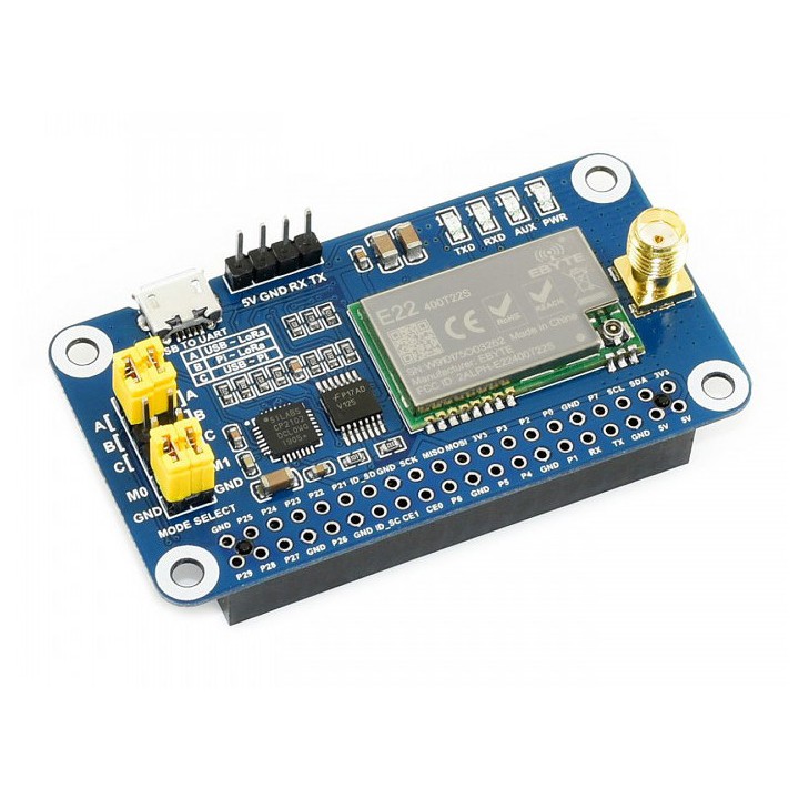 LoRa HAT SX1268 для Raspberry Pi Waveshare