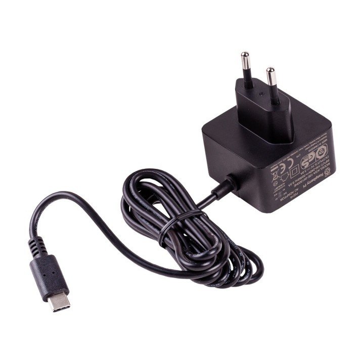 Официальный блок питания для RPi 4 5V3A USB Type-C