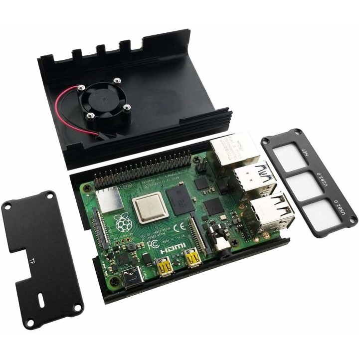 Металлический корпус для RPi 4 Eleduino black