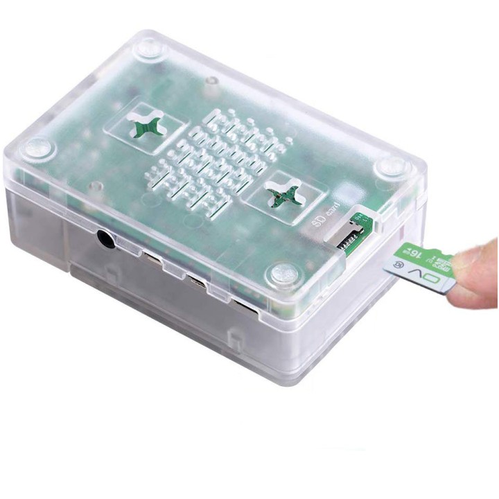 Корпус для Raspberry Pi 4 с охлаждением 52pi transparent
