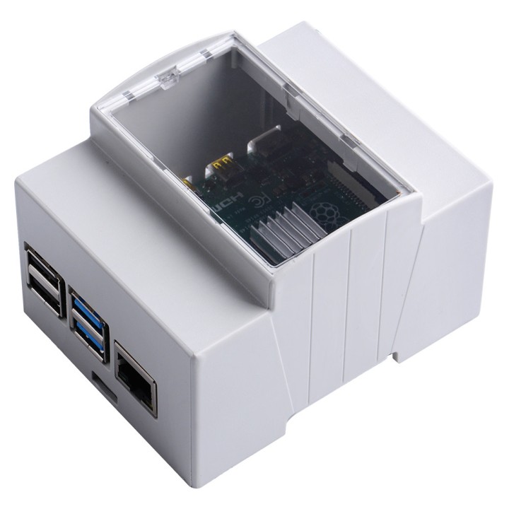 Корпус на DIN-рейку для Raspberry Pi 4