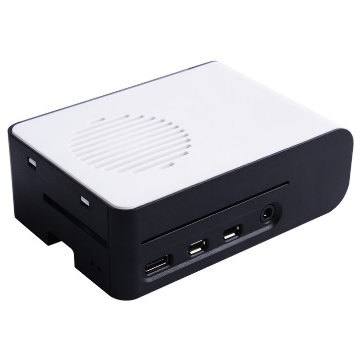 Корпус для RPi 4 с охлаждением (white+black)