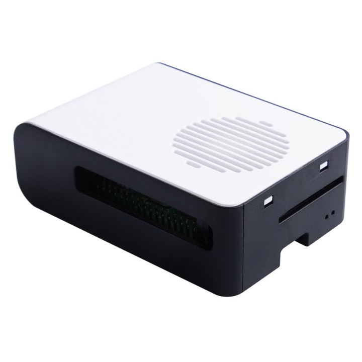 Корпус для RPi 4 с охлаждением (white+black)