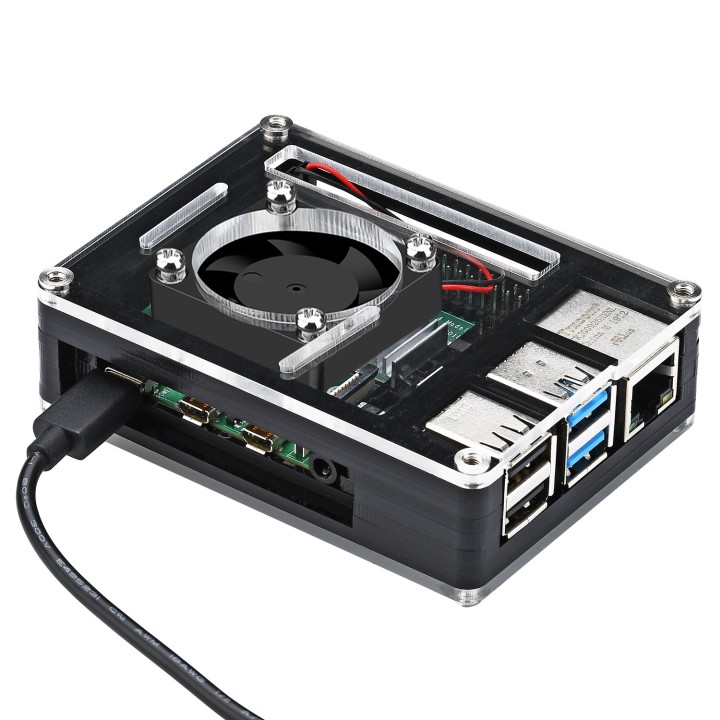 Ярусный корпус для RPi 4 с охлаждением 52pi