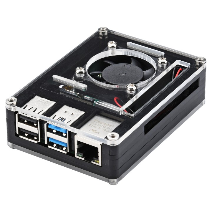 Ярусный корпус для RPi 4 с охлаждением 52pi