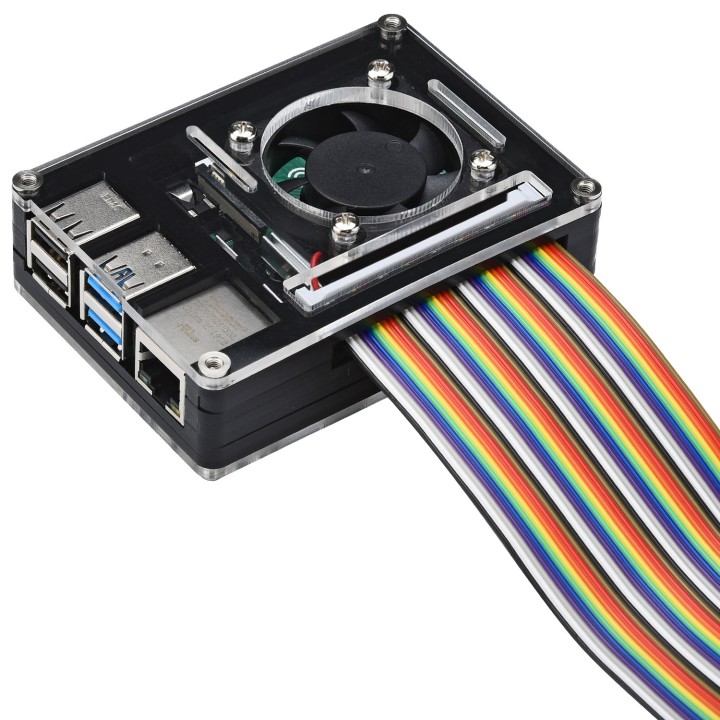Ярусный корпус для RPi 4 с охлаждением 52pi