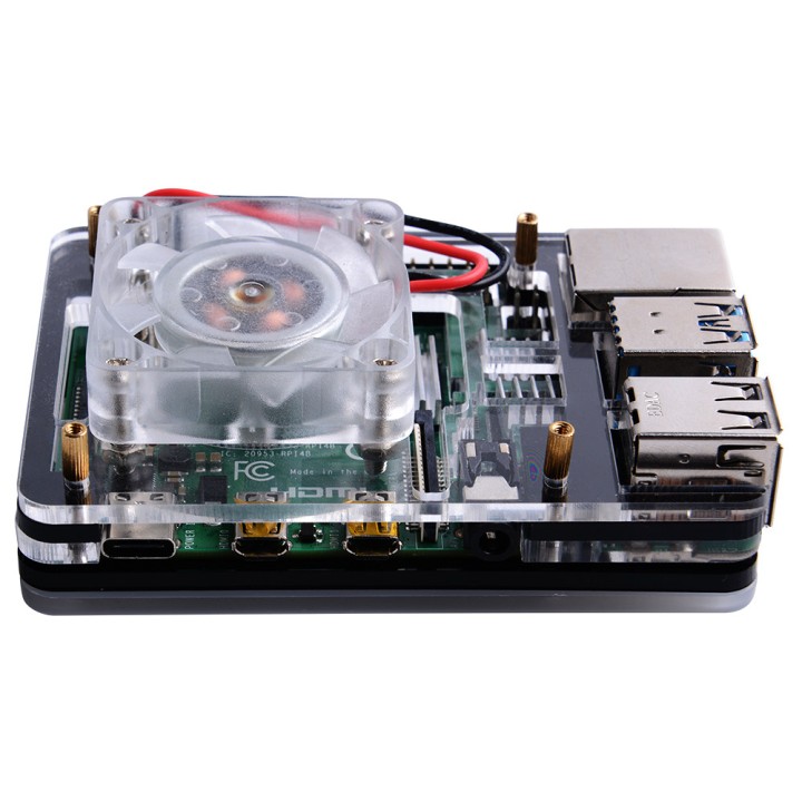 5-ти ярусный корпус для RPi 4 с охлаждением 52pi
