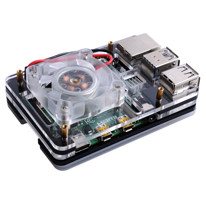 5-ти ярусный корпус для RPi 4 с охлаждением 52pi
